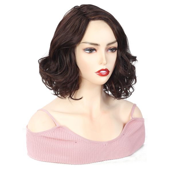costume accessories short bob synthetic wigs darker brown wavy hair high temperature fiber full machine made glueless wigs for black women, Silver
costume accessories short bob synthetic wigs darker brown wavy hair high temperature fiber full machine made glueless wigs for black women, Silver