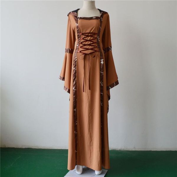 cosplay medieval renaissance retro hooded dress halloween costume women square collar vinatage vestido flared sleeves maxi swing, Silver
cosplay medieval renaissance retro hooded dress halloween costume women square collar vinatage vestido flared sleeves maxi swing, Silver