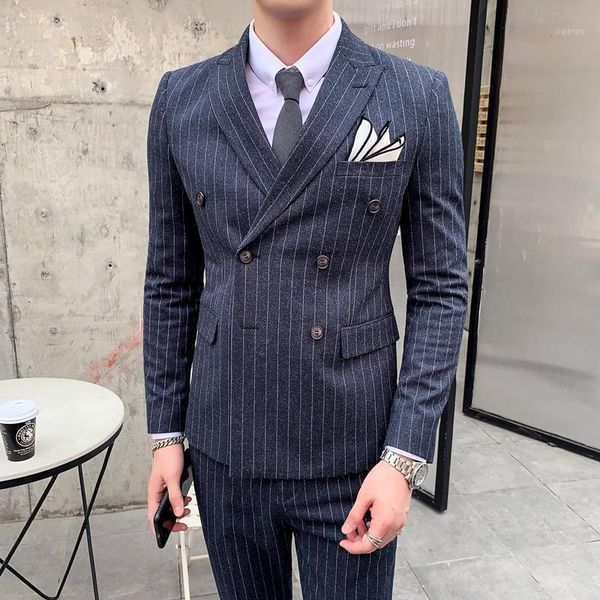 men's suits & blazers plyesxale striped wedding men slim fit business suit luxury mens formal three piece costume homme de luxe q9581, White;black
men's suits & blazers plyesxale striped wedding men slim fit business suit luxury mens formal three piece costume homme de luxe q9581, White;black