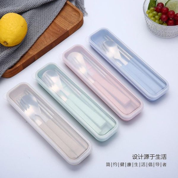 3pcs stainless steel chopsticks spoon fork tableware set portable gift box school travel picnic wheat straw cutlery set wmtvbx
3pcs stainless steel chopsticks spoon fork tableware set portable gift box school travel picnic wheat straw cutlery set wmtvbx