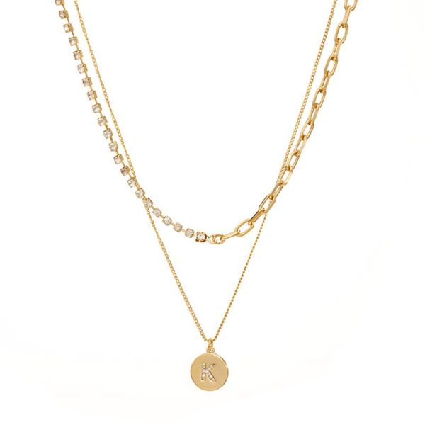 chains double necklace women jewelry gold plated chain 1pcs necklaces choker dainty clavicle, Silver
chains double necklace women jewelry gold plated chain 1pcs necklaces choker dainty clavicle, Silver
