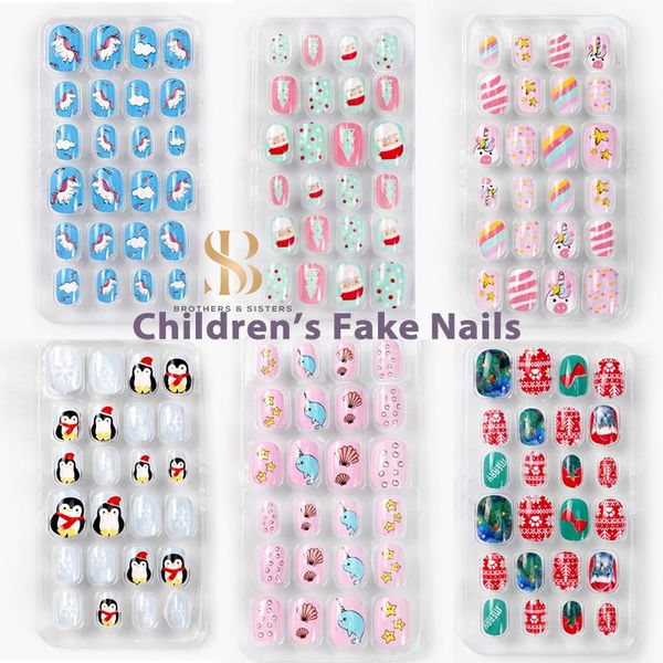 24pcs/box children's false nails self adhesive jelly nails set full cover pink blue cartoon cute kawaii fake for kids, Red;gold
24pcs/box children's false nails self adhesive jelly nails set full cover pink blue cartoon cute kawaii fake for kids, Red;gold