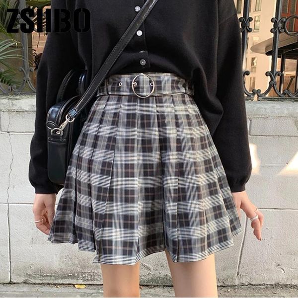 fashion korte rok clothes punk mall vintage plaid geplooide mini rokken harajuku vrouwen rokken gothic streetwear hoge taille, Black
fashion korte rok clothes punk mall vintage plaid geplooide mini rokken harajuku vrouwen rokken gothic streetwear hoge taille, Black
