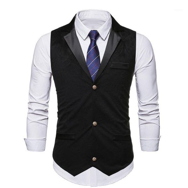 chamsgend fashion suit vest men formal dress vest sleeveless jacket wedding waistcoat men colete masculino herringbone gilet1, Black;white
chamsgend fashion suit vest men formal dress vest sleeveless jacket wedding waistcoat men colete masculino herringbone gilet1, Black;white