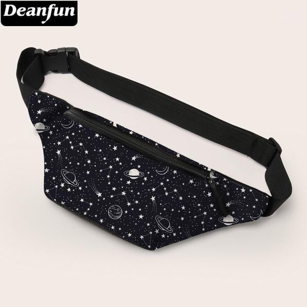 deanfun waist bag starry night printed fanny pack black bum bag for daily use travel belt 180671
deanfun waist bag starry night printed fanny pack black bum bag for daily use travel belt 180671