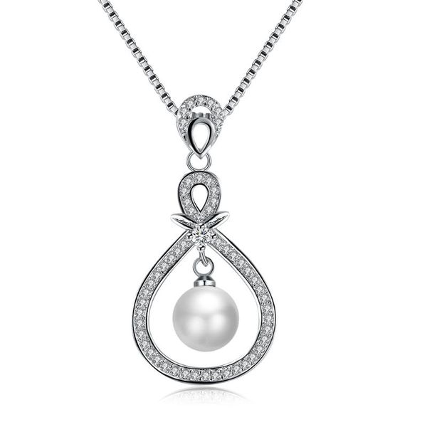 pendant necklaces white pearl necklace fashion trend women's luxury wholesale, Silver
pendant necklaces white pearl necklace fashion trend women's luxury wholesale, Silver