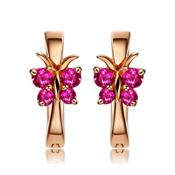 hoop & huggie 18k gold luxury ruby earrings women fine jewelry engagement butterfly women's day gift, Golden;silver
hoop & huggie 18k gold luxury ruby earrings women fine jewelry engagement butterfly women's day gift, Golden;silver
