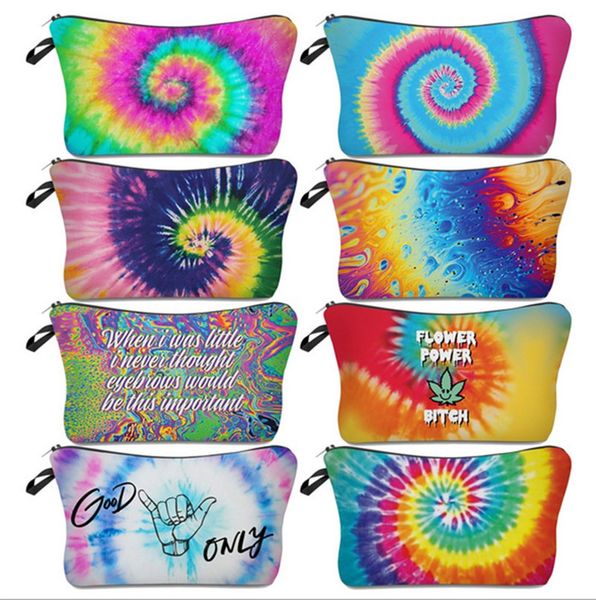 zipper tie-dye makeup bag cosmetic pouch letters print pencil case handbag travel storage tote wallet make up brush wash bag e120406, Black
zipper tie-dye makeup bag cosmetic pouch letters print pencil case handbag travel storage tote wallet make up brush wash bag e120406, Black