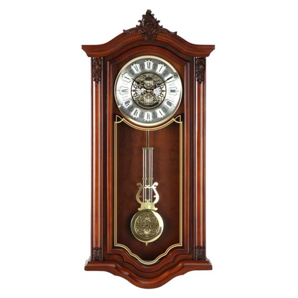 wall clocks european antique watch hourly chime pendulum wooden mute quartz retro living room wood + mdf single face 3d casing
wall clocks european antique watch hourly chime pendulum wooden mute quartz retro living room wood + mdf single face 3d casing