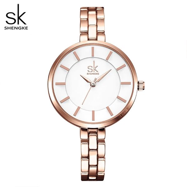 sk ladies simple round dial rose gold bracelet womens watches brand dress quartz watch watches women montre femme 201217, Slivery;brown
sk ladies simple round dial rose gold bracelet womens watches brand dress quartz watch watches women montre femme 201217, Slivery;brown