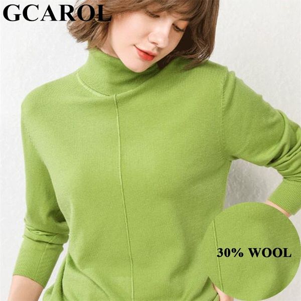 gcarol new women turtleneck sweater 30% wool candy warm elegant jumper stretch cashmere ol base knit pullover plus size 2xl y200720, White;black
gcarol new women turtleneck sweater 30% wool candy warm elegant jumper stretch cashmere ol base knit pullover plus size 2xl y200720, White;black