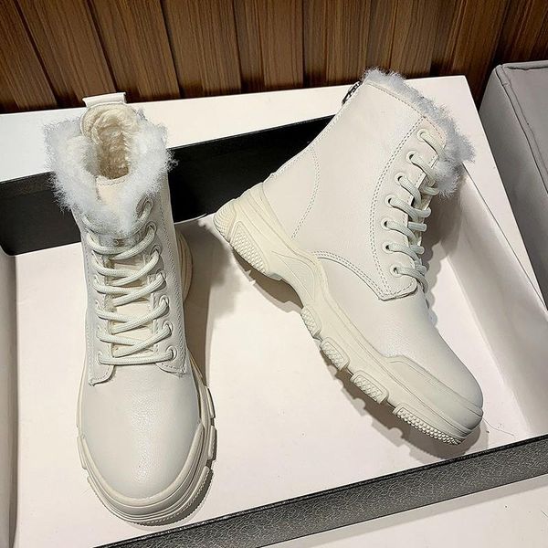 boots ankle for women 2021 winter fashion plush platform white black women's padded leather woman shoes drop
boots ankle for women 2021 winter fashion plush platform white black women's padded leather woman shoes drop