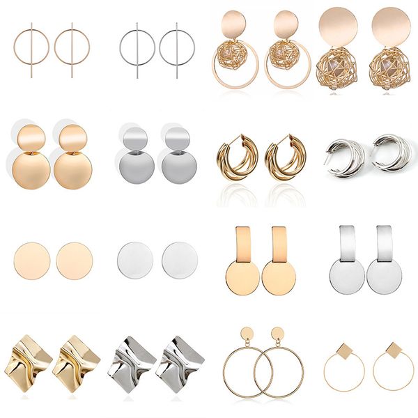 fashion statement earrings 2019 big geometric round earrings for women hanging dangle earrings drop earing modern female jewelry, Golden
fashion statement earrings 2019 big geometric round earrings for women hanging dangle earrings drop earing modern female jewelry, Golden