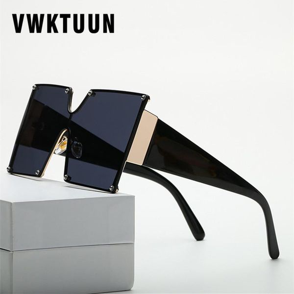 sunglasses vwktuun luxury women square glasses metal frame wide sun vintage oversized gradient shdes uv400, White;black
sunglasses vwktuun luxury women square glasses metal frame wide sun vintage oversized gradient shdes uv400, White;black