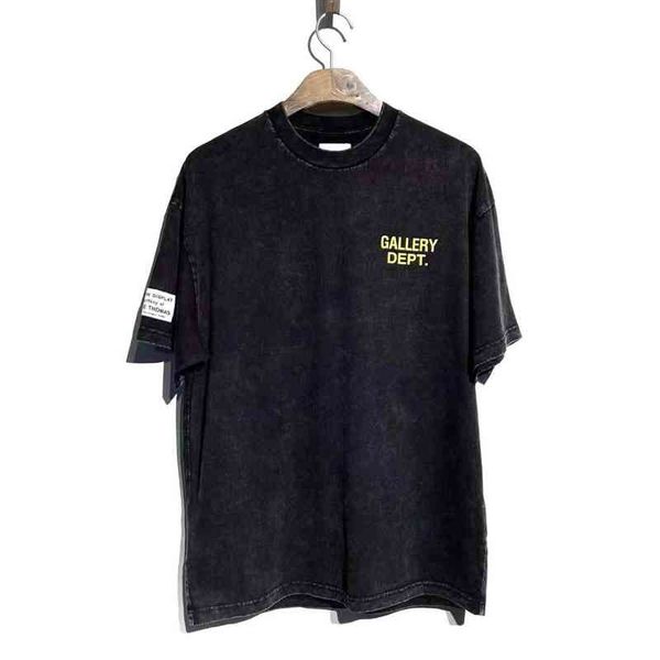 shirt gallerydepts designer heavy wash water pure hand scrub worn contrast letter print men's and women's loose short sleeve t-shi, White;black
shirt gallerydepts designer heavy wash water pure hand scrub worn contrast letter print men's and women's loose short sleeve t-shi, White;black