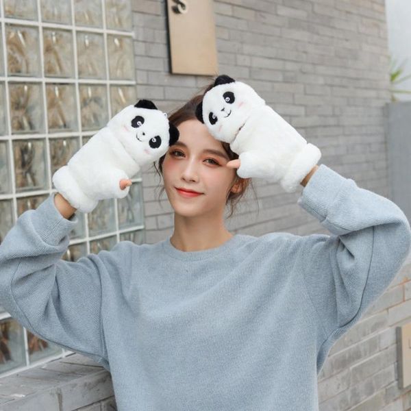 five fingers gloves women and child cute cartoon animal half-finger writing warm multipurpose children' winter mittens, Blue;gray
five fingers gloves women and child cute cartoon animal half-finger writing warm multipurpose children' winter mittens, Blue;gray