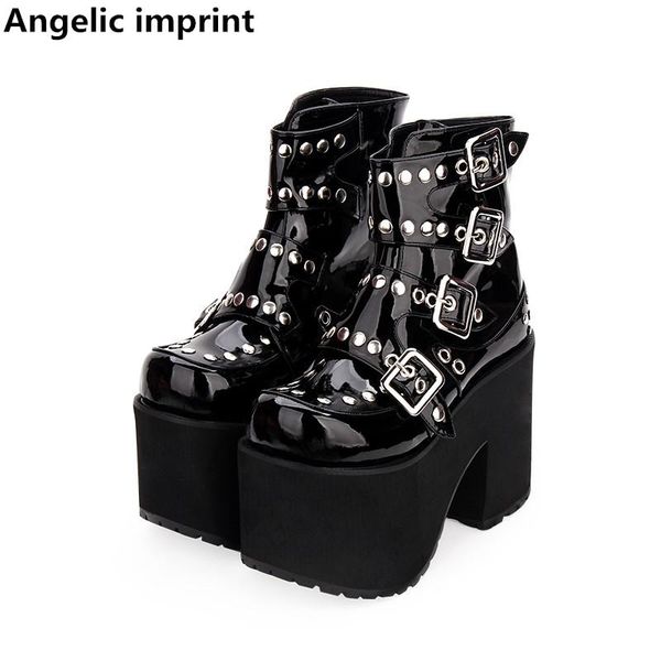 boots angelic imprint mori girl women motorcycle punk short lady lolita shoes woman princess high heels dress pumps rivet 13cm, Black
boots angelic imprint mori girl women motorcycle punk short lady lolita shoes woman princess high heels dress pumps rivet 13cm, Black