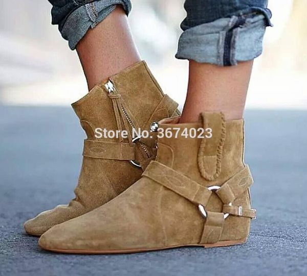boots qianruiti chaussure femmes women ankle harness strap wedge shoes causal zip short booties height increasing botas winter, Black
boots qianruiti chaussure femmes women ankle harness strap wedge shoes causal zip short booties height increasing botas winter, Black