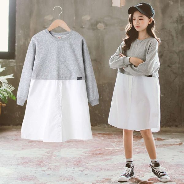 autumn girls' 2020 new korean version mid loose casual children's princs drs, Red;yellow
autumn girls' 2020 new korean version mid loose casual children's princs drs, Red;yellow