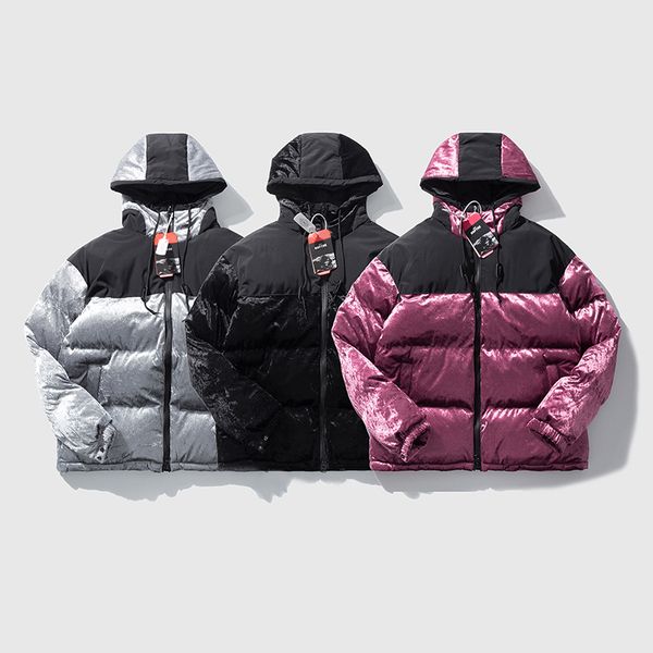 mens parkas coat fashion color block down jackets 2020 new velvet reflective coats 3 colors for wholesale, Black
mens parkas coat fashion color block down jackets 2020 new velvet reflective coats 3 colors for wholesale, Black