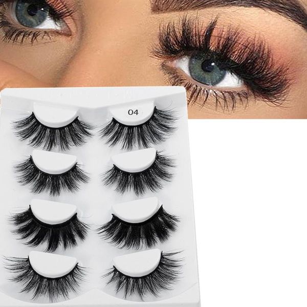 false eyelashes 4pairs soft 3d mink hair wispies reusable feathery natural volume long women beauty makeup tools
false eyelashes 4pairs soft 3d mink hair wispies reusable feathery natural volume long women beauty makeup tools