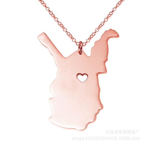 europe and the united states selling, the united states west virginia not embroidered steel pendant necklace personality hot, Silver
europe and the united states selling, the united states west virginia not embroidered steel pendant necklace personality hot, Silver
