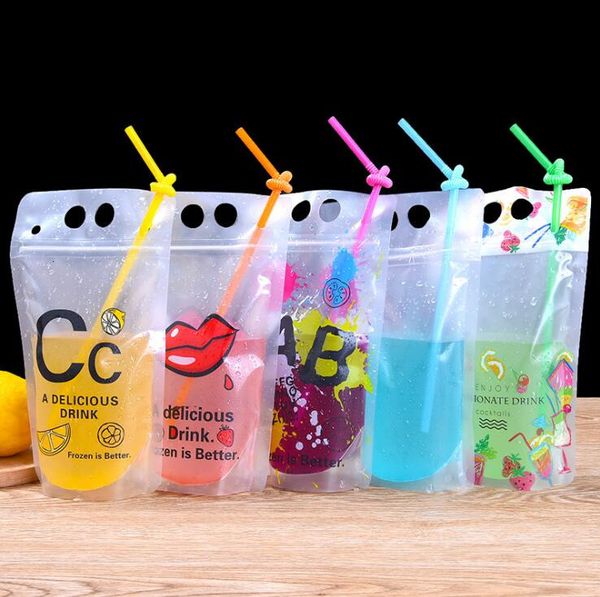 frosted drink pouches bags zipper stand-up plastic drinking bag with straw holder reclosable milk coffee juice packaging bag bar drinkware
frosted drink pouches bags zipper stand-up plastic drinking bag with straw holder reclosable milk coffee juice packaging bag bar drinkware