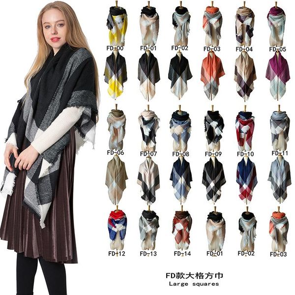 2020 winter square scarf for women brand designer shawl cashmere plaid scarves blanket wholesale dropshipping, Blue;gray
2020 winter square scarf for women brand designer shawl cashmere plaid scarves blanket wholesale dropshipping, Blue;gray
