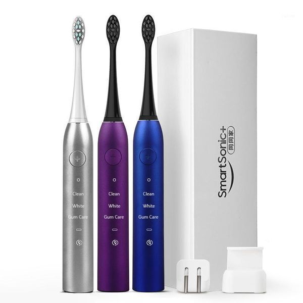 smart electric toothbrush sonic wave tooth brush ultrasonic power usb rechargeable ipx7 waterproof with 2 soft dupont heads1
smart electric toothbrush sonic wave tooth brush ultrasonic power usb rechargeable ipx7 waterproof with 2 soft dupont heads1