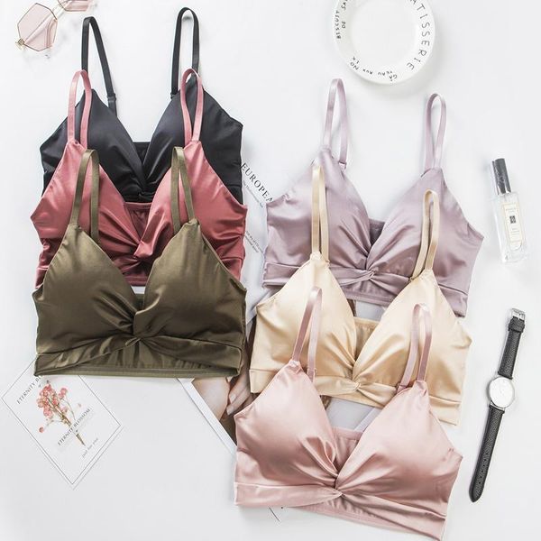 bustiers & corsets chrleisure french ice silk wrap chest v-neck pleated tube comfortable wireless female bralette 2021, Black;white
bustiers & corsets chrleisure french ice silk wrap chest v-neck pleated tube comfortable wireless female bralette 2021, Black;white