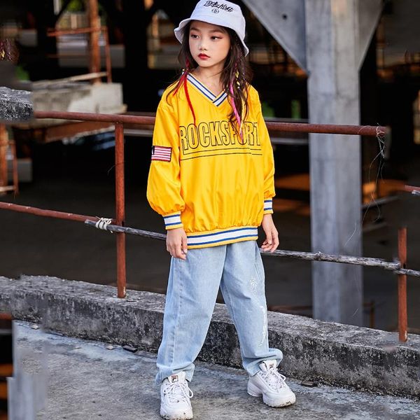 stage wear kids hip hop dance girls jazz modern dancing costumes yellow sweatshirt pants hiphop clothing ballroom outfits dqs330, Black;red
stage wear kids hip hop dance girls jazz modern dancing costumes yellow sweatshirt pants hiphop clothing ballroom outfits dqs330, Black;red