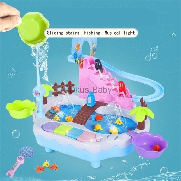 2019 brand new electric magnetic fishing toy 3-6 years old penguin climb stairs music light play interactive educational toys q1217
2019 brand new electric magnetic fishing toy 3-6 years old penguin climb stairs music light play interactive educational toys q1217