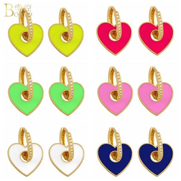 Boako Spring And Summer Multicolor Peach-Heart Hoop Earring For Women Circle Chic Fashion Jewelry Metal Hoop Earring pendientes, Golden;silver
Boako Spring And Summer Multicolor Peach-Heart Hoop Earring For Women Circle Chic Fashion Jewelry Metal Hoop Earring pendientes, Golden;silver