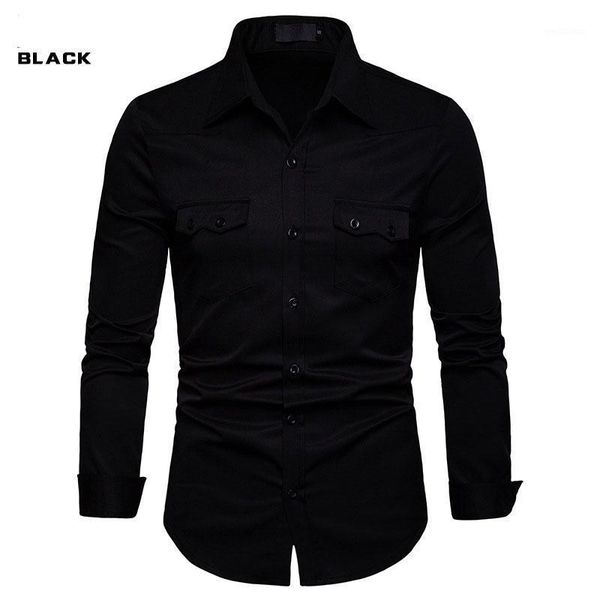 men business casual shirts men long sleeve shirt all season new arrivals cotton solid color smart casual shirt eu size1, White;black
men business casual shirts men long sleeve shirt all season new arrivals cotton solid color smart casual shirt eu size1, White;black