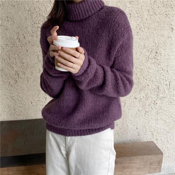 short high neck warm pullover women's sweater autumn and winter long sleeves thick purple plus size sweater female 20201, White;black
short high neck warm pullover women's sweater autumn and winter long sleeves thick purple plus size sweater female 20201, White;black