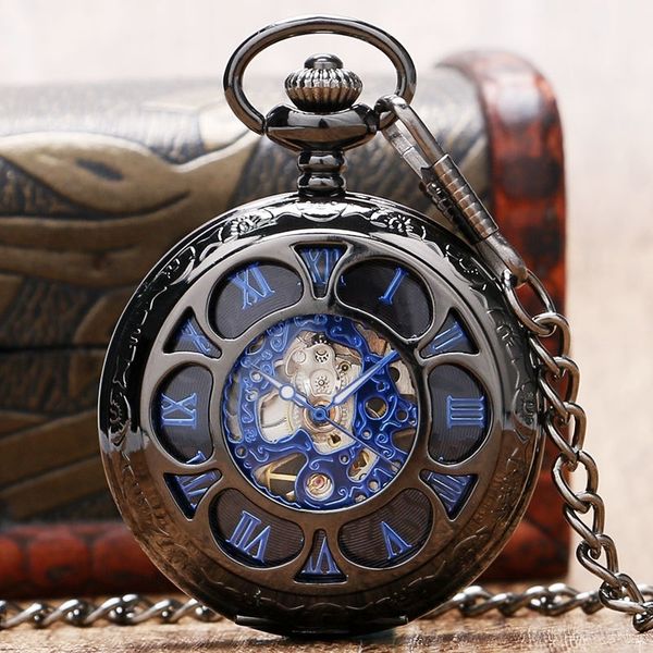 luxury steampunk hollow skeleton mechanical pocket watch roman numerals dial vintage fob chain pendant clock men women gifts t200502, Slivery;golden
luxury steampunk hollow skeleton mechanical pocket watch roman numerals dial vintage fob chain pendant clock men women gifts t200502, Slivery;golden