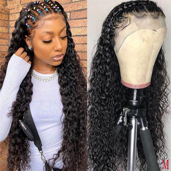 hd transparent water wave lace closure front human hair wigs pre plucked 13x4 360 frontal wig 130% brazilian remy hairs diva1, Black;brown
hd transparent water wave lace closure front human hair wigs pre plucked 13x4 360 frontal wig 130% brazilian remy hairs diva1, Black;brown