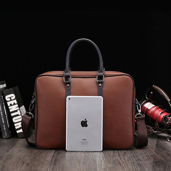 men's shoulder bag messenger bags office lapbriefcase for men business travel handbag quality leather dark brown male bags
men's shoulder bag messenger bags office lapbriefcase for men business travel handbag quality leather dark brown male bags