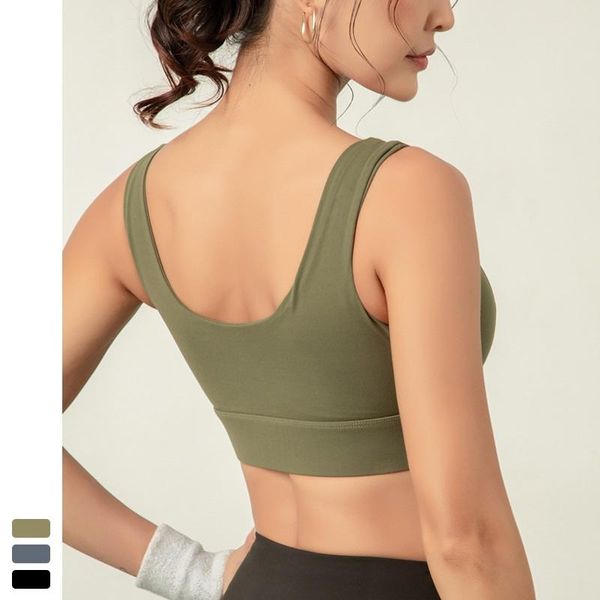 woman sports bralette stretchy breathable pedded proof push up bra high elastic close-fitting slim fit ushaped neck vest, White;black
woman sports bralette stretchy breathable pedded proof push up bra high elastic close-fitting slim fit ushaped neck vest, White;black