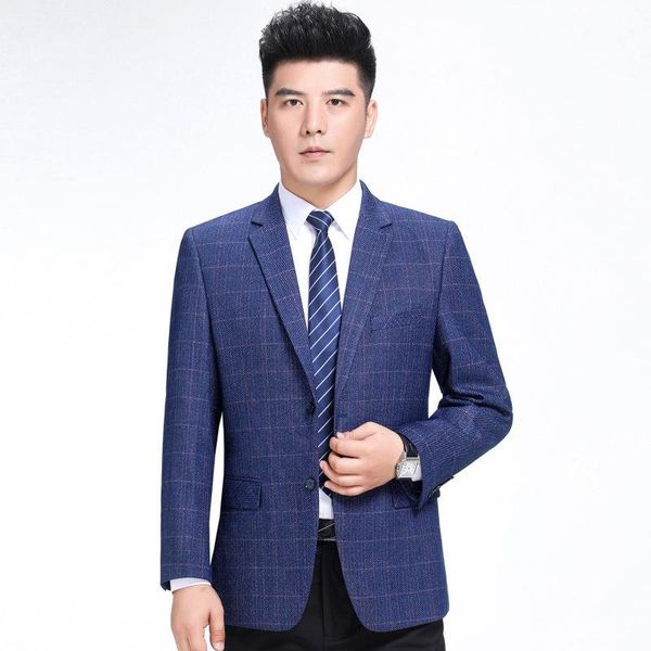 qiu dong outfit man suit fashion leisure middle-aged single wool suit fine grid coat thickness a double-breasted, White;black
qiu dong outfit man suit fashion leisure middle-aged single wool suit fine grid coat thickness a double-breasted, White;black