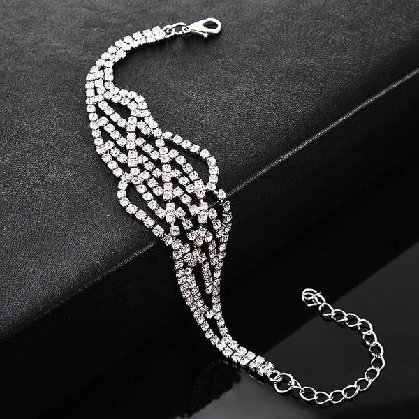 gold/silver color rhinestone crystal bracelets for women elegant bracelets bangles female wedding bridal jewelry accessories, Black
gold/silver color rhinestone crystal bracelets for women elegant bracelets bangles female wedding bridal jewelry accessories, Black