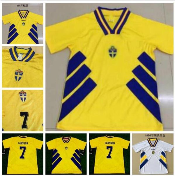 retro 1994 sweden soccer jersey 94 dahlin brolin larsson ingesson classic vintage football shirts calcio ibrahimovic 10 berg svensson 20, Black;gray
retro 1994 sweden soccer jersey 94 dahlin brolin larsson ingesson classic vintage football shirts calcio ibrahimovic 10 berg svensson 20, Black;gray