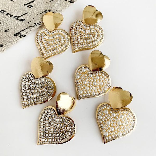 luxury wedding crystal heart drop earrings jewelry earrings for women love gift bohemian shiny fringed tassel earings christmas1, Silver
luxury wedding crystal heart drop earrings jewelry earrings for women love gift bohemian shiny fringed tassel earings christmas1, Silver