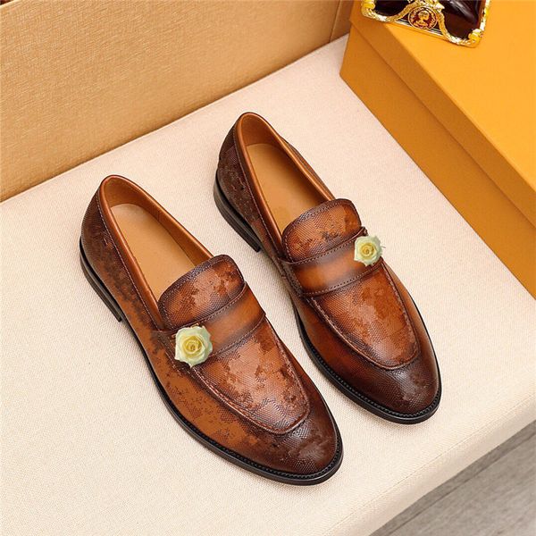 embroidered loafers men smoking slippers male wedding and party dress shoes size 38-45 ing, Black
