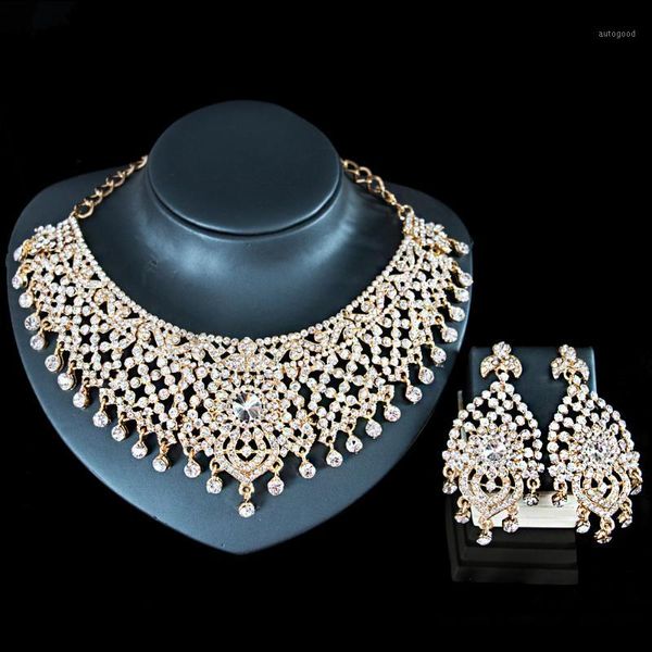 earrings & necklace fashion wedding jewelry sets full austrian crystal for women bridal party js811, Silver
earrings & necklace fashion wedding jewelry sets full austrian crystal for women bridal party js811, Silver