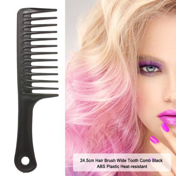 24.5cm professional hair brush wide tooth hairbrush black abs plastic heat resistant large wide tooth comb hair styling tool wmtmnw xhhair, Silver
24.5cm professional hair brush wide tooth hairbrush black abs plastic heat resistant large wide tooth comb hair styling tool wmtmnw xhhair, Silver