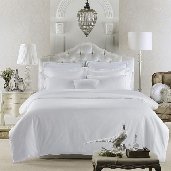 42 pure white 5star l luxury bedding set 60s egyptian cotton silk soft bed sheet set king size duvet cover pillowcase1
42 pure white 5star l luxury bedding set 60s egyptian cotton silk soft bed sheet set king size duvet cover pillowcase1