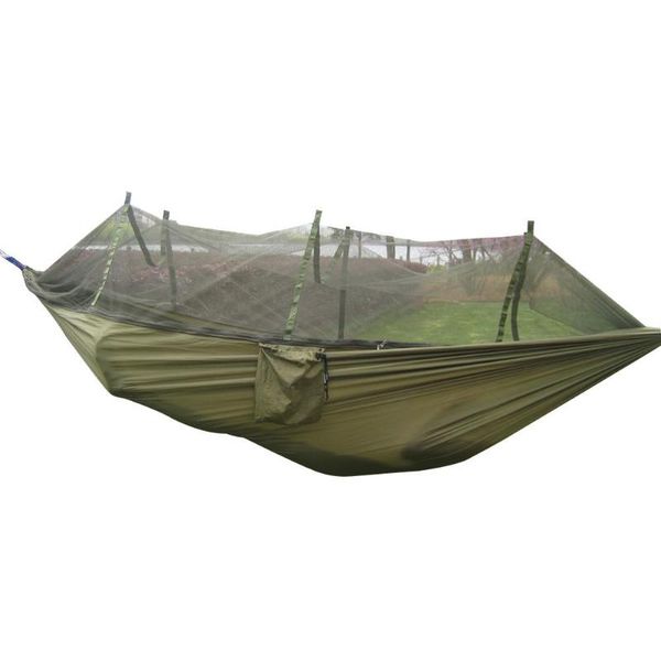 portable outdoor camping hammock with mosquito net travel hanging nylon bed sleeping swing for outdoor living garden kit
portable outdoor camping hammock with mosquito net travel hanging nylon bed sleeping swing for outdoor living garden kit