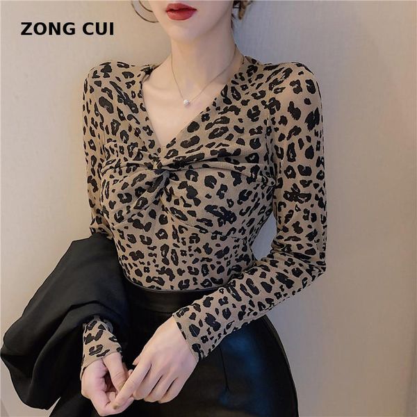 autumn winter korean t-shirt fashion v-neck leopard knitted women's ropa mujer bottom shirt slim t-shirt, White
autumn winter korean t-shirt fashion v-neck leopard knitted women's ropa mujer bottom shirt slim t-shirt, White