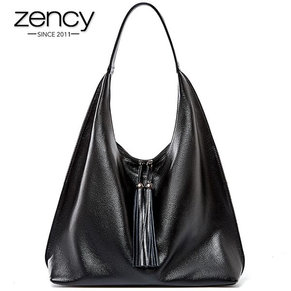 zency 100% genuine leather fashion women shoulder bag daily casual shopping hobos classic black tote handbag crossbody bags
zency 100% genuine leather fashion women shoulder bag daily casual shopping hobos classic black tote handbag crossbody bags